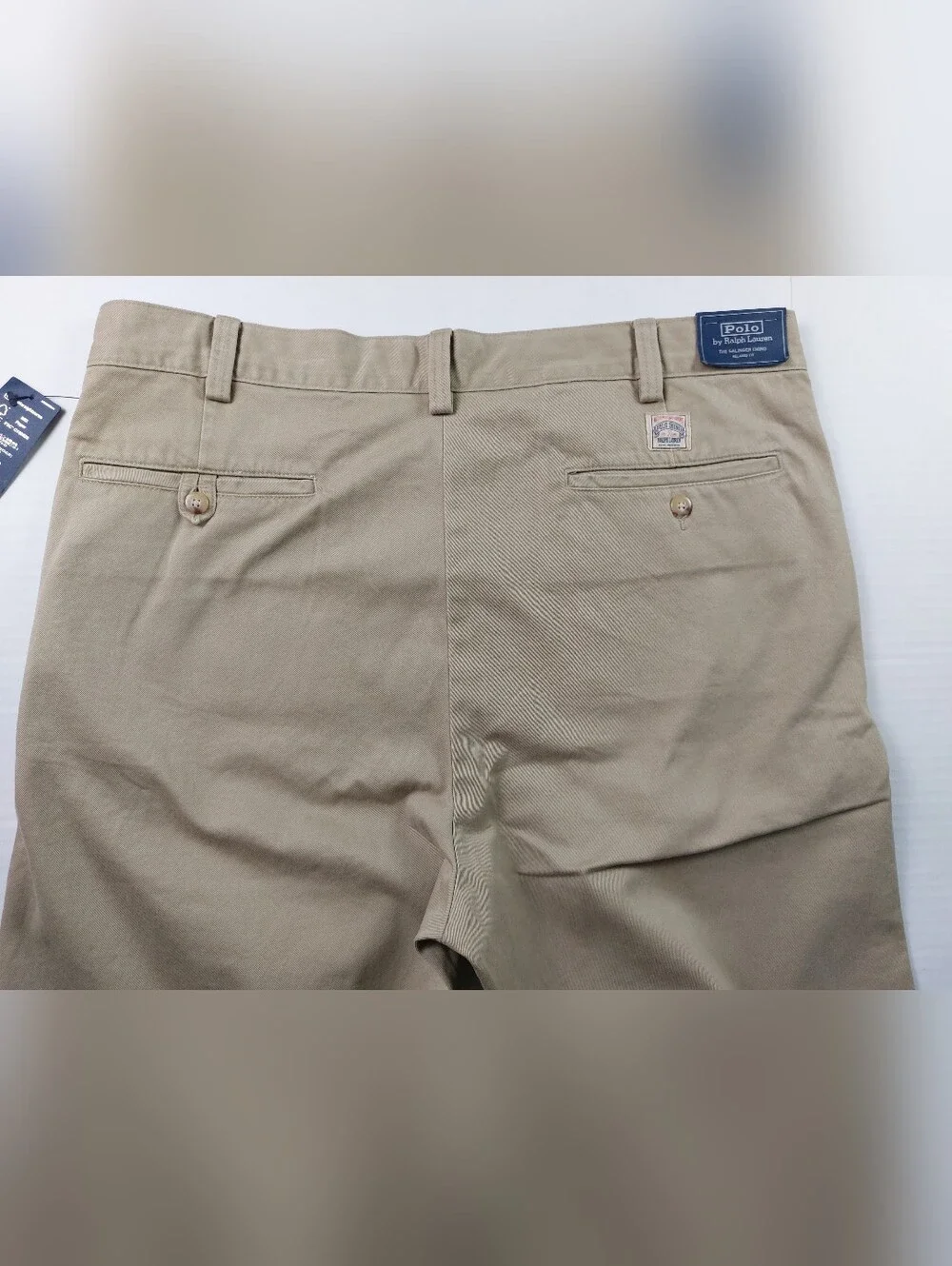 Polo Ralph Lauren The Salinger Chino Pants Mens 36(38)x32 Khaki Heritage NWT